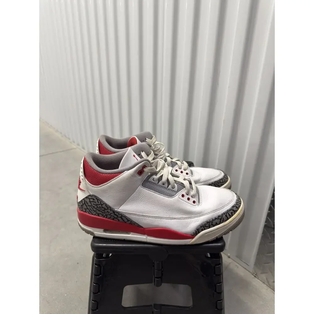 Nike Air Jordan 3 Fire Red White 2022 Size 10.5 Men's - DN3707-160
